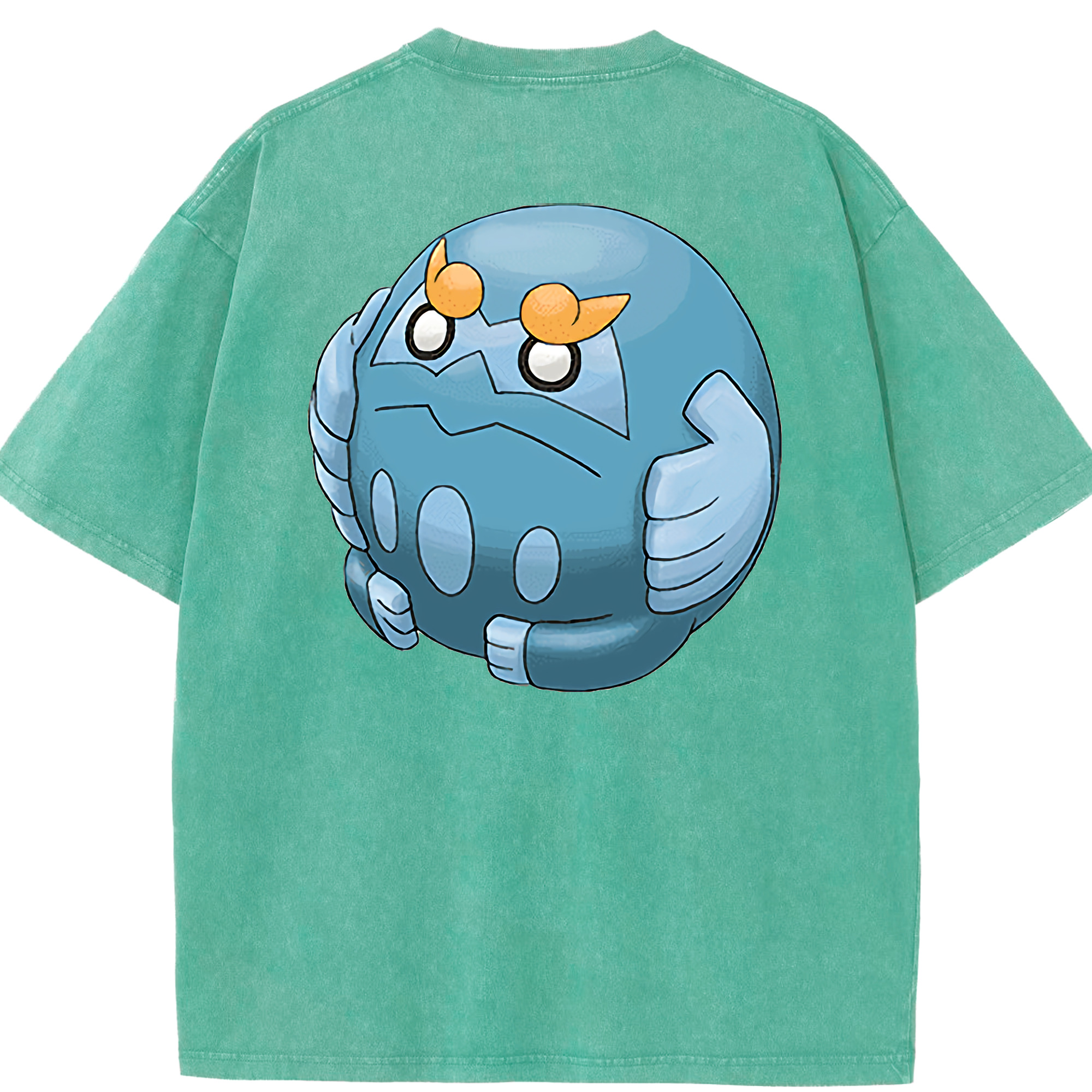 （画像用） ポケットモンスター Pokémon 綿100% ヴィンテージ風 半袖Tシャツ（背面プリント）